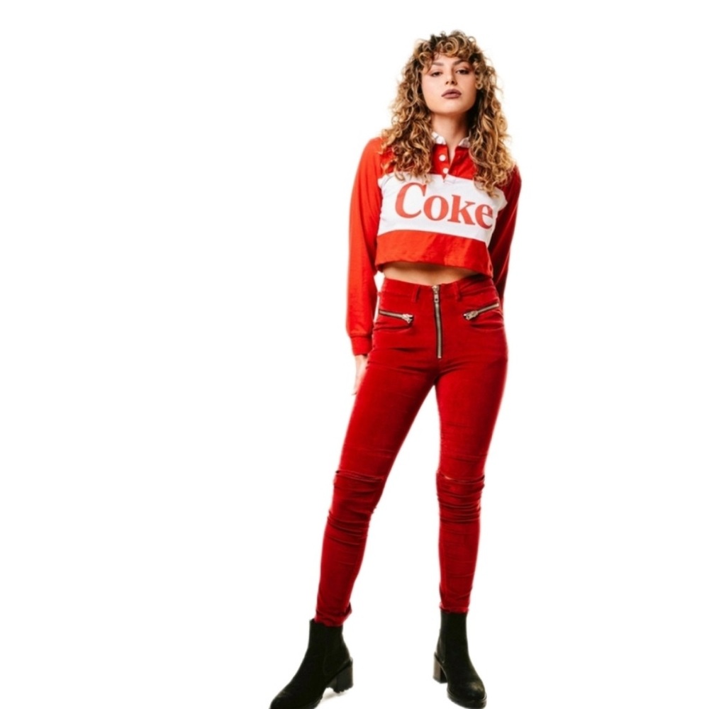 UNIF red velvet pants